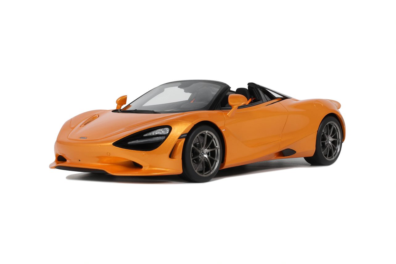 McLaren 750S Spider 2024 Oranje - 1:18